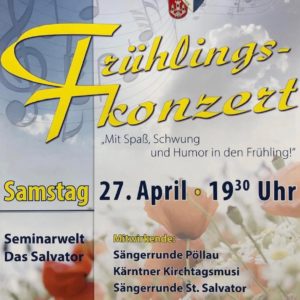Frühlingskonzert der Sängerrunde St. Salvator